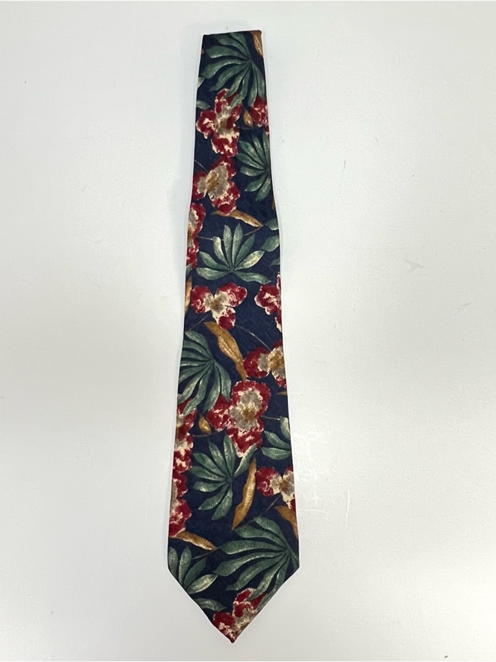 Polo Ralph Lauren Floral Silk Tie Handmade USA